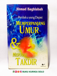 Image of Perilaku yang Dapat Memperpanjang Umur & Merubah Takdir