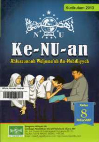Image of Ke-NU-an Ahlussunnah Waljama'ah An-Nahdlyyah Kelas 8 MTs/SMP